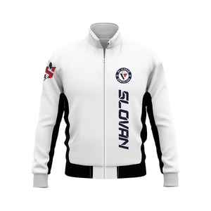 Kids hoodie with Slovan stand - white 