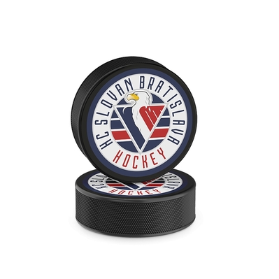 Puk HC Slovan Bratislava Hockey biely 