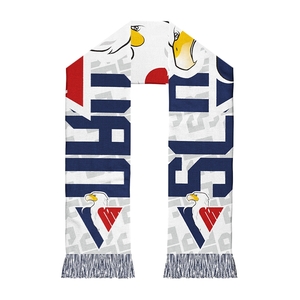 Scarf woven white with eagle HC Slovan 