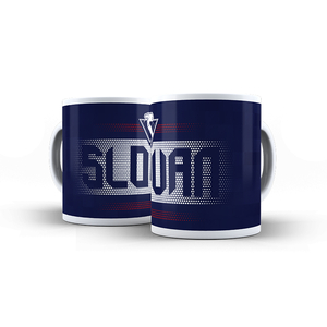 Cup blue with Slovan instripcion 