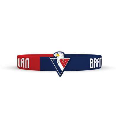 Silicone bracelet with eagle HC Slovan 