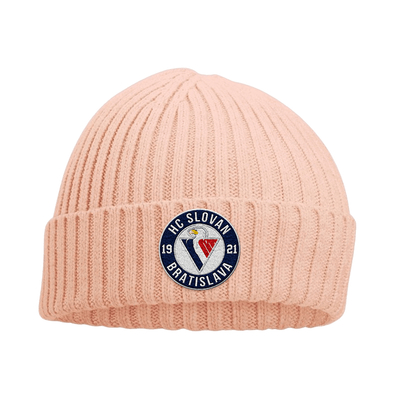 Kids cap Peach circle logo HC Slovan 