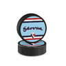 Puck twosides retro instription Slovan 