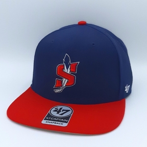 Cap snap red peak with logo feather 47 CAPTAIN HC Slovan 
