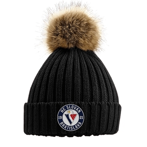 Winter cap CB412a for kids with circle logo - navy