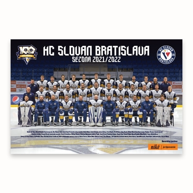 Plagát HC Slovan Bratislava 2022 