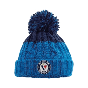 Winter cap Apres blue circle logo HC Slovan 