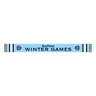 Šál Winter Games 2023 - svetlomodrý