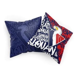Pillow eagle and inscriptions Slovan 