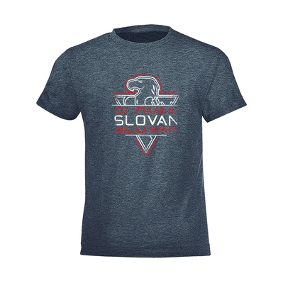 Kids T-shirt inscription in logo Slovan 