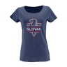 Women t-shirt instricption in logo Slovan 