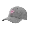 Kids cap grey with pink circle logo HC Slovan 