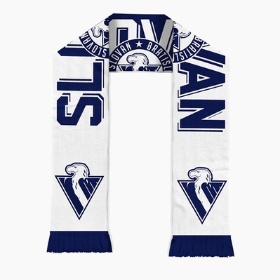 Obojstranný šál pletený polovičné logo HC Slovan