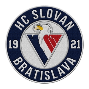  Patch circular logo 8cm HC Slovan