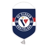 Zberateľská vlajka HC Slovan okrúhle logo navy  